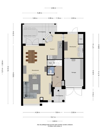 Floorplan - Pegbroekenlaan 60, 5504 MN Veldhoven