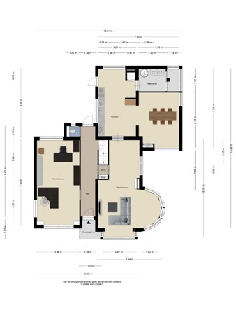 Floorplan - Kapelstraat-Zuid 8, 5503 CW Veldhoven