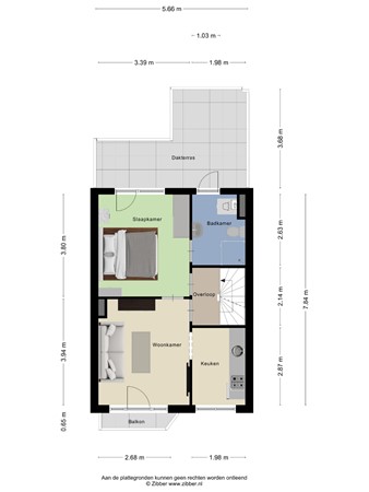 Floorplan - Primulastraat 10, 5644 LK Eindhoven