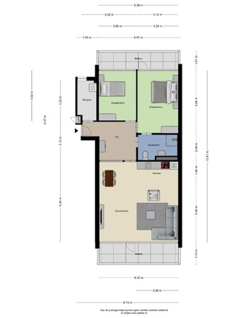 Floorplan - Bomanshof 253, 5611 NS Eindhoven