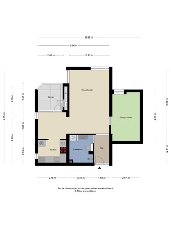 Floorplan - Wal 189, 5501 HG Veldhoven