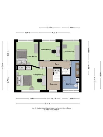 Floorplan - Broederhof 2, 5504 JC Veldhoven
