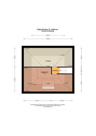 Floorplan - Pegbroekenlaan 18, 5504 MN Veldhoven