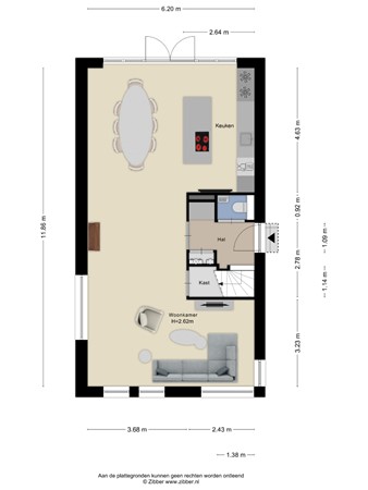 Floorplan - Bosackerweg 2, 5505 HA Veldhoven
