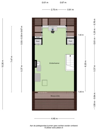 Floorplan - Zagerstraat 17, 5694 AT Son en Breugel