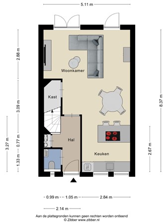 Floorplan - Meuleneind 4, 5528 CJ Hoogeloon