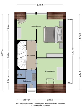 Floorplan - Meuleneind 4, 5528 CJ Hoogeloon