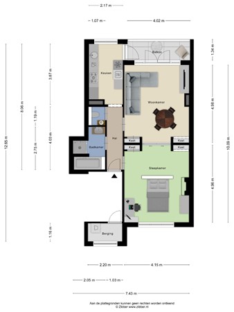 Floorplan - Helmerslaan 5, 5615 JA Eindhoven