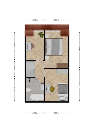 Medium property photo - Smidshoef 17, 3342 BZ Hendrik-Ido-Ambacht