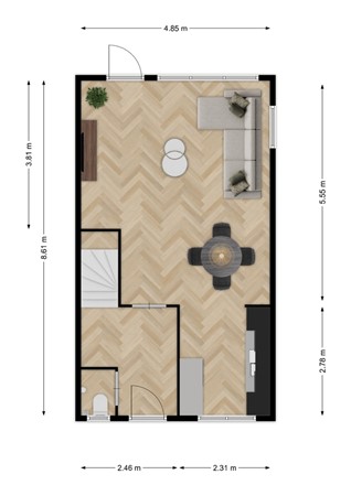 Medium property photo - Smetanastraat 17, 3208 RH Spijkenisse