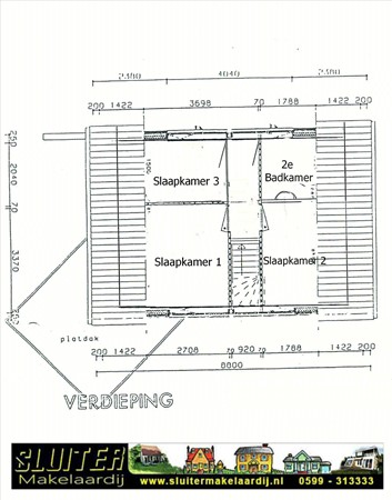 Floorplan - De Vennen 208, 9541 LE Vlagtwedde