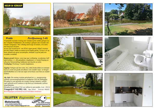 Brochure preview - 1a. Flyer Drieluik  Wedde Paviljoenweg 2-48.pdf