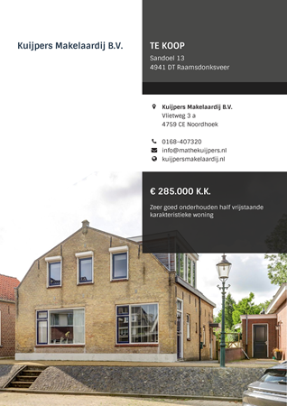 Brochure preview - Sandoel 13, 4941 DT RAAMSDONKSVEER (1)