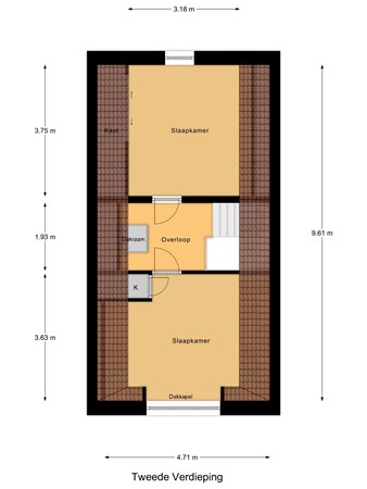 Kade 58, 4703 GH Roosendaal - Tweede_Verdieping.jpg