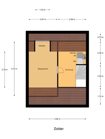 Jasmijnstraat 1, 4921 HT Made - Zolder.jpg