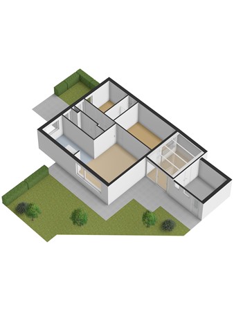 Wijngaard 20, 4761 TH Zevenbergen - 3D_Begane_Grond_Tuin.jpg