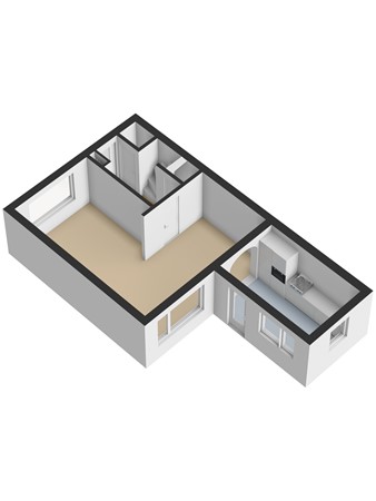 Hazebrouckstraat 17, 4793 CR Fijnaart - 3D_Begane_Grond.jpg