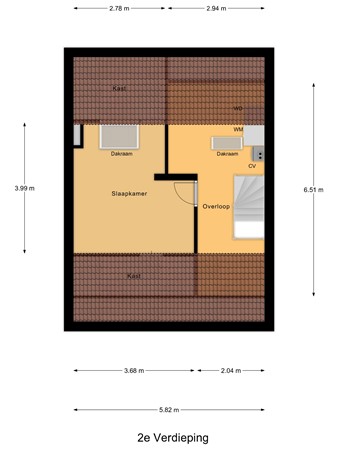 Pastoor Van Hooijdonklaan 23, 4926 CG Lage Zwaluwe - 2e_Verdieping.jpg
