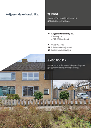 Brochure preview - Pastoor Van Hooijdonklaan 23, 4926 CG LAGE ZWALUWE (1)