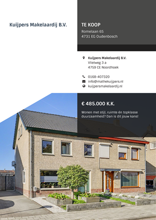 Brochure preview - Romelaan 65, 4731 EG OUDENBOSCH (1)