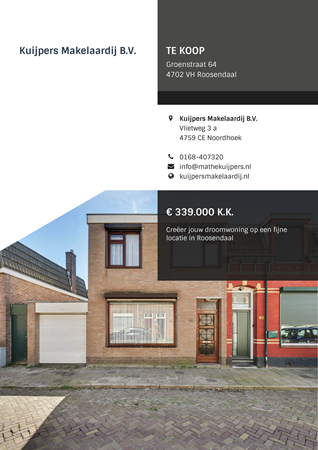 Brochure preview - Groenstraat 64, 4702 VH ROOSENDAAL (1)