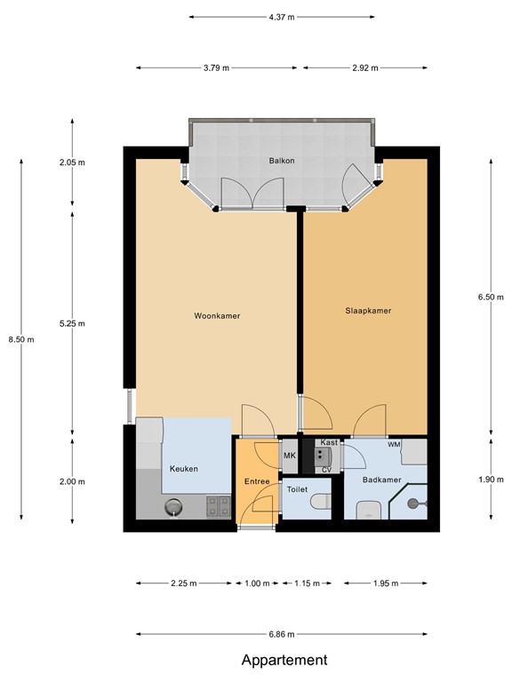 mediumsize floorplan