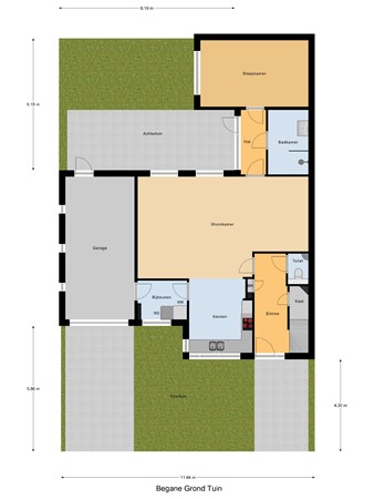 Olmenstraat 3, 4731 BC Oudenbosch - Begane_Grond_Tuin.jpg