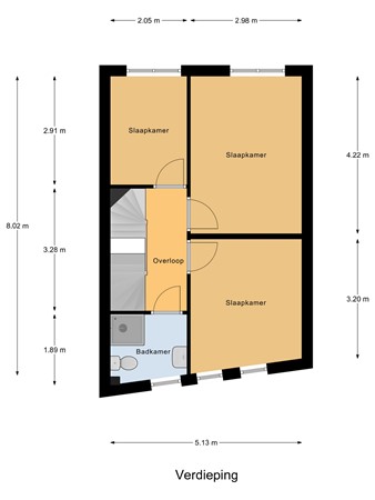 Korfbalstraat 11, 4793 DC Fijnaart - Verdieping.jpg