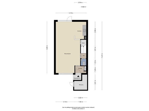 Floor plan - Schiermonnikoog 1, 3524 AH Utrecht 