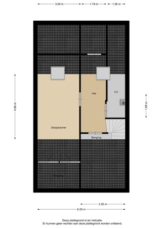 Floorplan - Veneweg 292-13, 7946 LX Wanneperveen