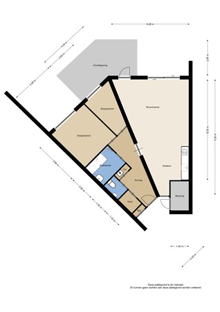 Floorplan - Veneweg 292-47, 7946 LX Wanneperveen
