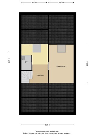 Floorplan - Veneweg 292-110, 7946 LX Wanneperveen