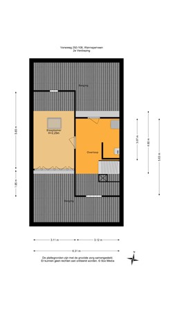 Floorplan - Veneweg 292-108, 7946 LX Wanneperveen