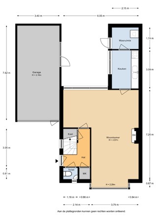 Floorplan - Kamperfoeliehof 4, 3852 GE Ermelo