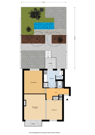 Floorplan - Veldkamp 34, 3843 BJ Harderwijk