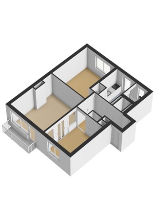 Floorplan - Veldkamp 34, 3843 BJ Harderwijk