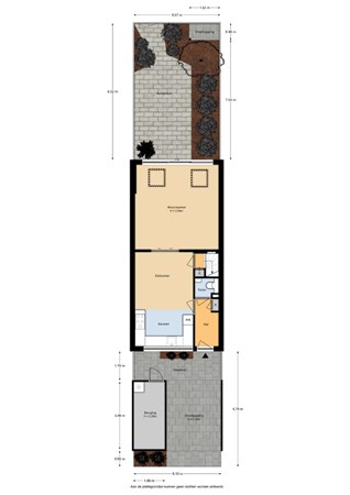 Floorplan - Tuinfluiterstraat 24, 3853 WH Ermelo