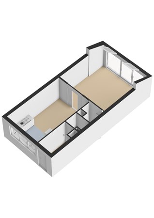 Floorplan - Tuinfluiterstraat 24, 3853 WH Ermelo