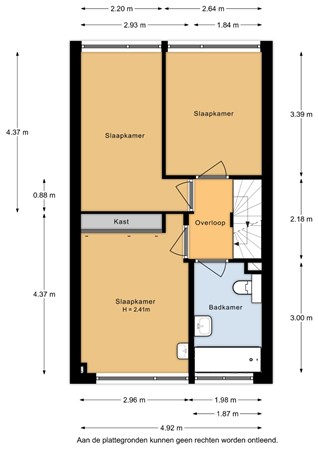 Floorplan - Tuinfluiterstraat 24, 3853 WH Ermelo