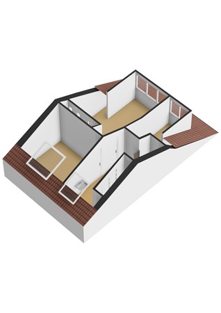 Floorplan - Tuinfluiterstraat 24, 3853 WH Ermelo