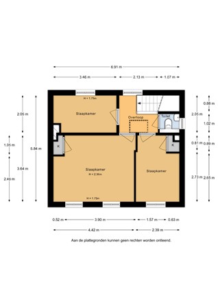 Floorplan - Laan 1940 - 1945 42, 3841 JD Harderwijk