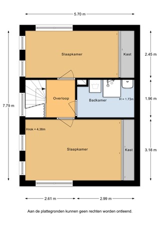 Floorplan - Rijstegoed 67, 3863 BS Nijkerk