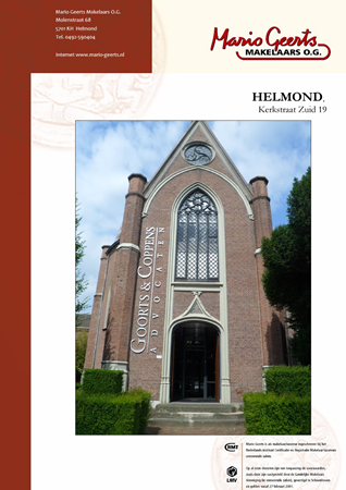 Brochure - brochure kerkstraat zuid 19 helmond - Kerkstraat Zuid 19, 5701 PL Helmond