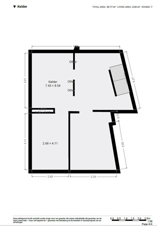 Beekstraat 58A, 6231 LH Meerssen - Plattegrond kelder.jpg