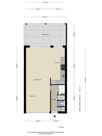 Charlotte de Bourbonstraat 3, 2351 RH Leiderdorp - 172321042_1548496_charl_begane_grond_first_design_20250508_8b2f4e.jpg