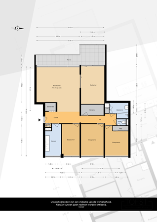 Floorplan - Merellaan 633, 3145 GA Maassluis