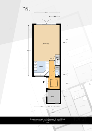 Floorplan - Delkamp 36, 3155 GD Maasland