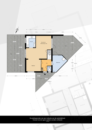 Floorplan - Hammerdreef 10, 3155 BD Maasland