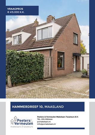 Brochure preview - Hammerdreef 10, 3155 BD MAASLAND (1)