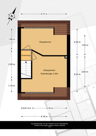Floorplan - Langetaam 36, 3155 TG Maasland